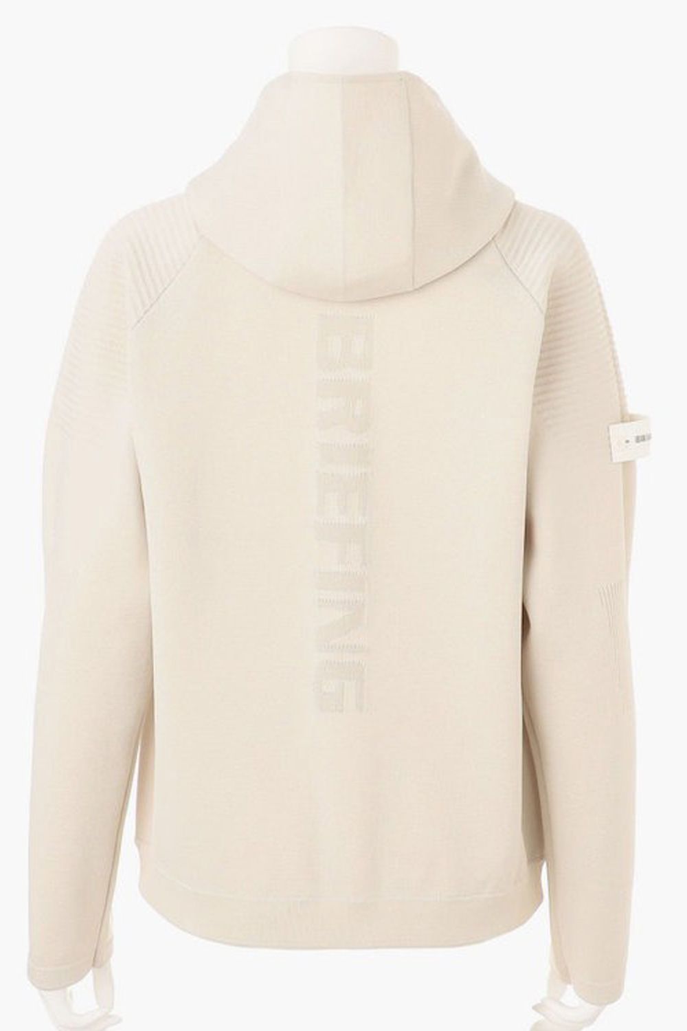 【25AW】【レディース】 WS WR KNIT PARKA / 袖ワッペン ジップアップ ニットパーカー (ベージュ)