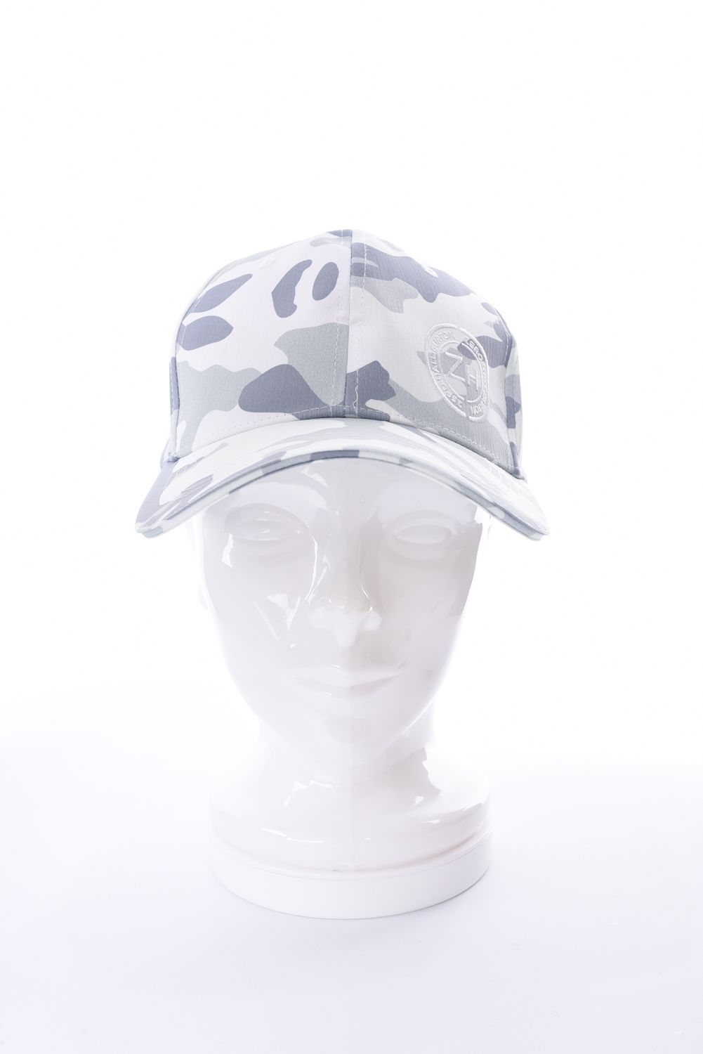 Camo Cap ZHG-CAP /  ブランドロゴ カモフラ柄 キャップ ホワイト