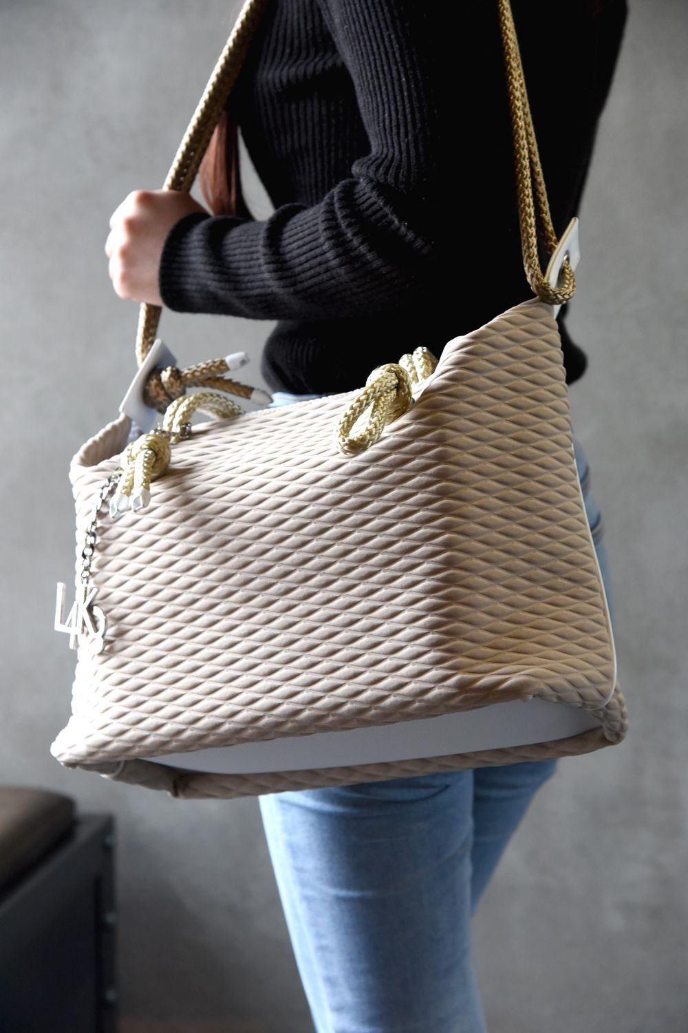 QUEEN LAKE MEDIUM QLD-1180 / クイーンレイクミディアム 2WAYトートバッグ (モザイコ)*