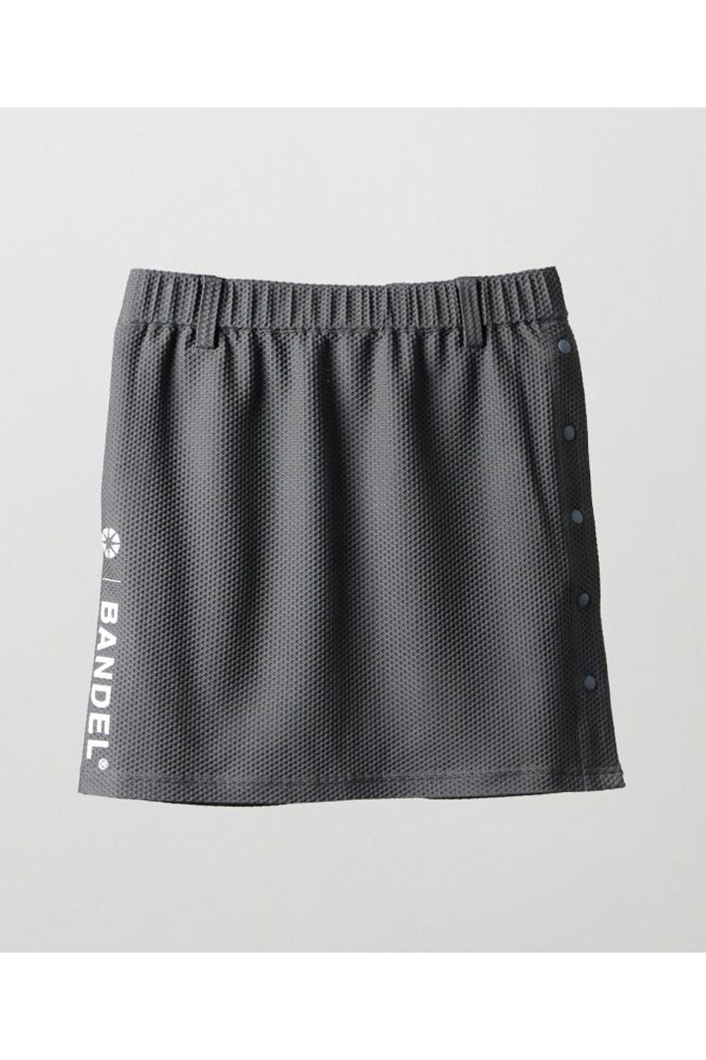 【26SS】【レディース】 DRY WAFFLE STRETCH TIGHT SKIRT / ドライワッフル サイド切り替え タイトスカート (チャコールグレー)