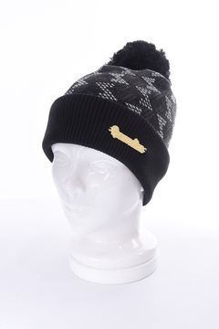 GM BONBON KNIT CAP / GM ボンボン ニットキャップ (ブラック)