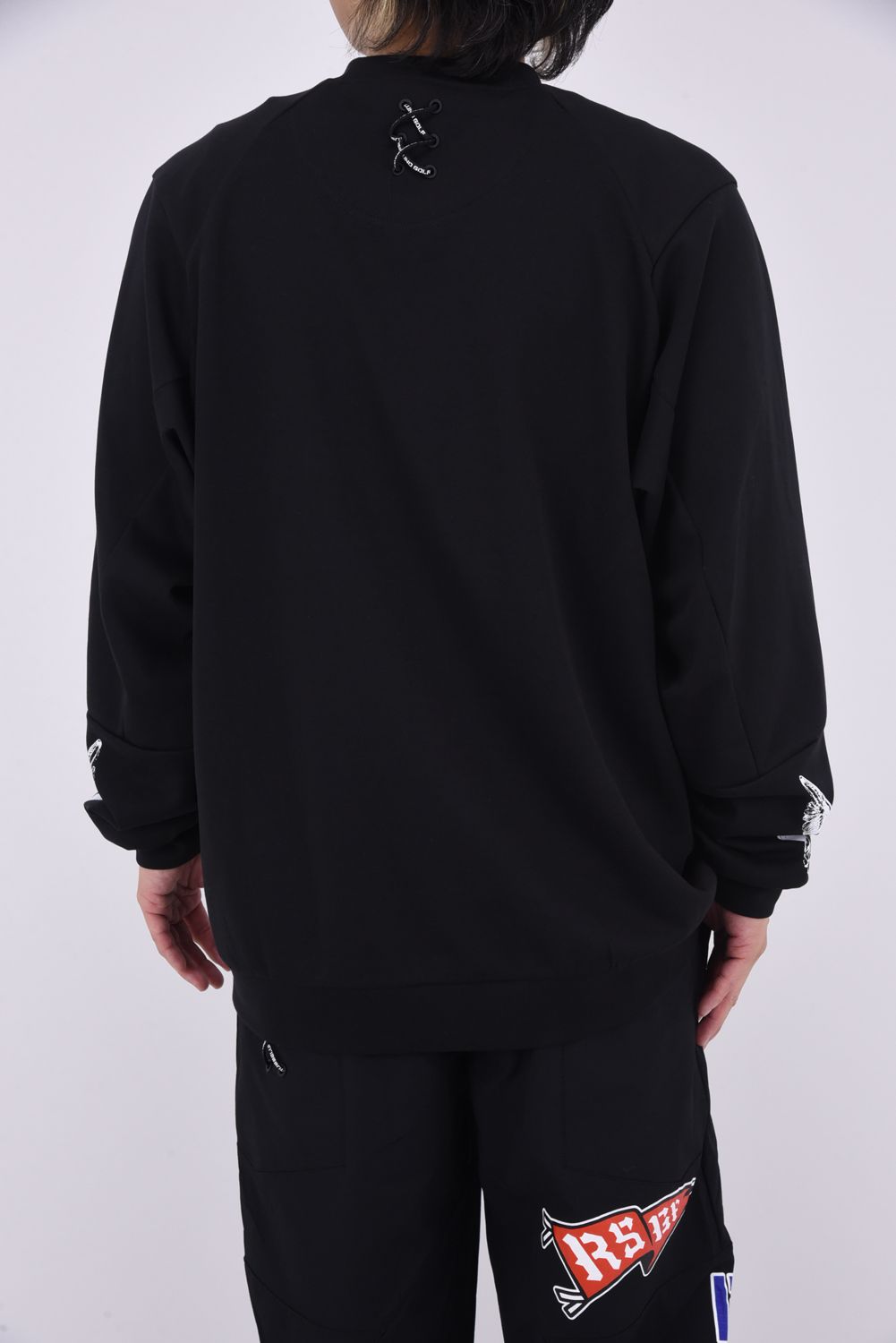 CREWNECK P.O / ロングスリーブ クルーネック プルオーバー （ブラック）