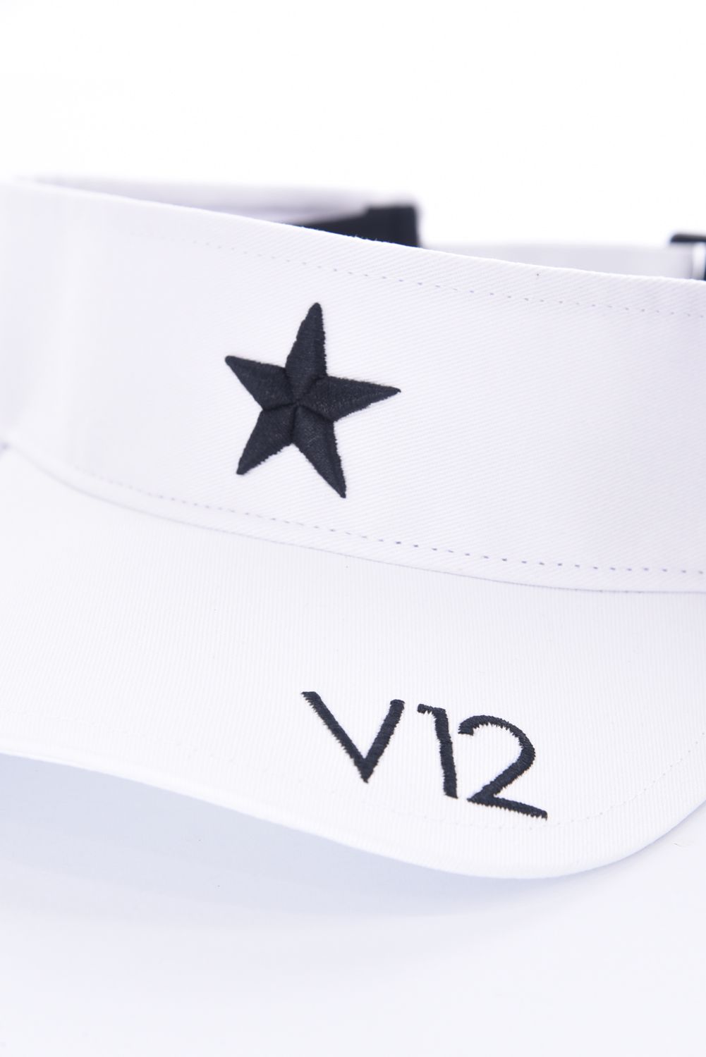 【ラッピング無料】 VISOR STAR ONE V12 - V12 / サンバイザー 刺繍 スターロゴ V12 メンズウェア