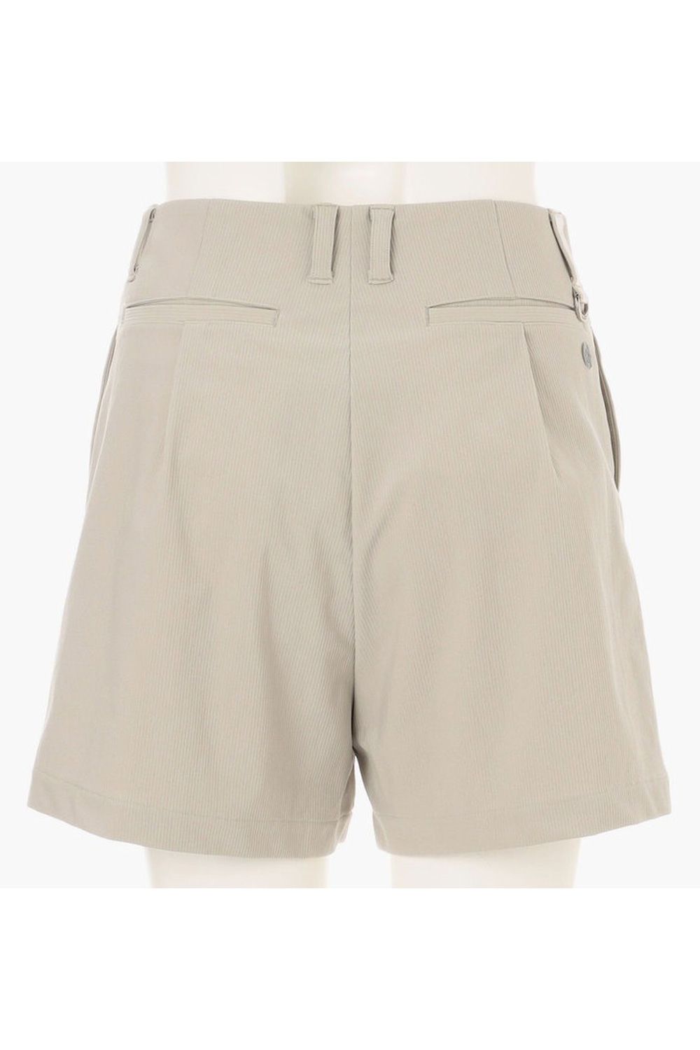 【25AW】【レディース】 WS CORDUROY SINGLE PLEATED SHORT PANTS / コーデュロイ タックプリーツ ショートパンツ (サンド)