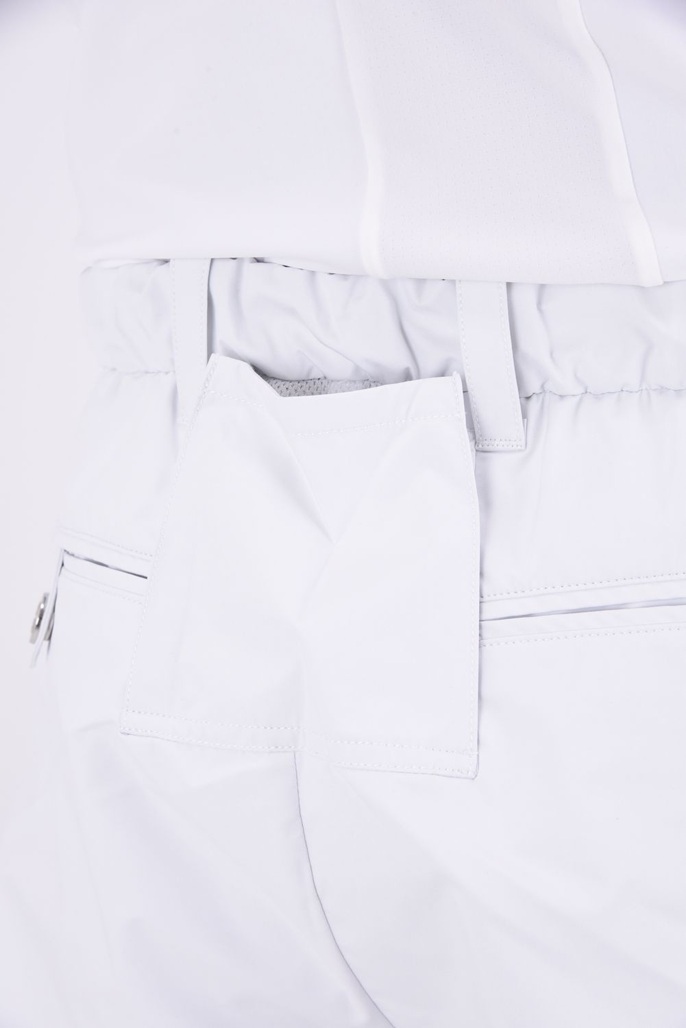【26AW】 MERCURY COOLING FAN PANTS / モノトーン サイドロゴ 空調ファン搭載ロングパンツ (ホワイト)