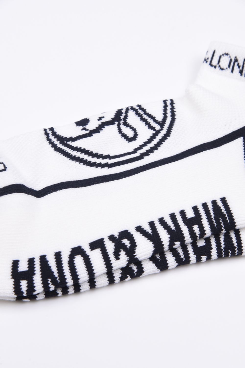 【26SS】 ROUND SKULL ATHLETIC LOW SOCKS / サークルスカルジャカード スニーカー丈 ローソックス (ホワイト)