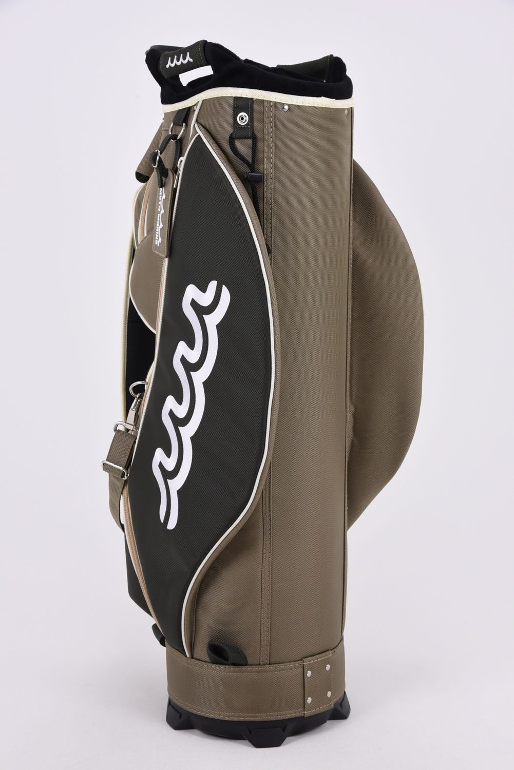 【26AW】 DUAL MAG PRO POLY COMBO CADDY BAG & HEAD COVER / ナイロン バイカラー カートタイプ キャディバッグ&ヘッドカバーセット (カーキ)