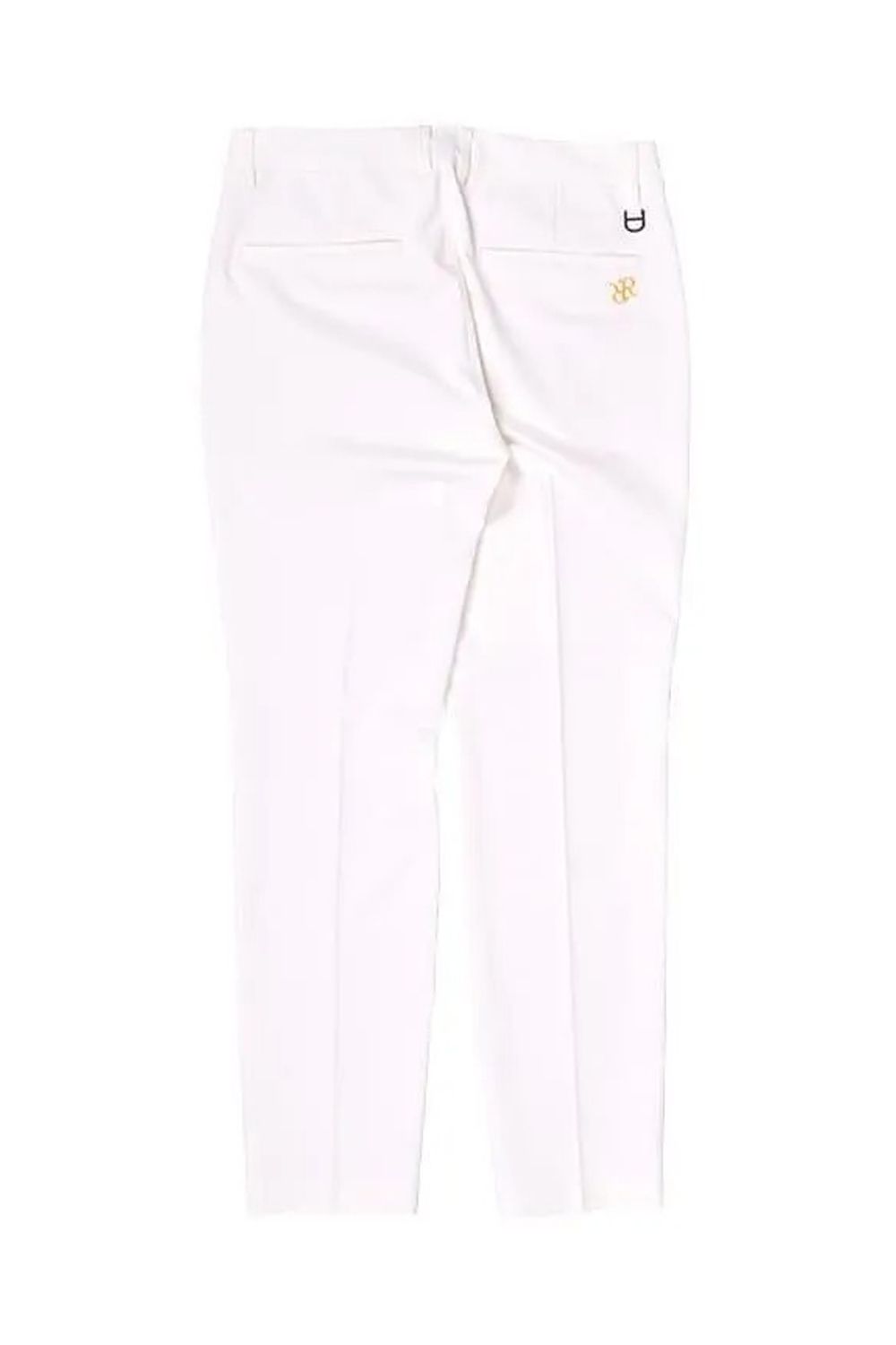 【25AW】 BASIC LONG PANTS / ベーシック センタープリーツ ロングパンツ (ホワイト)*