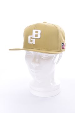 【26SS】 MEN’S BG LOGO FLAT VISOR CAP / BGロゴ フラットキャップ (ベージュ)