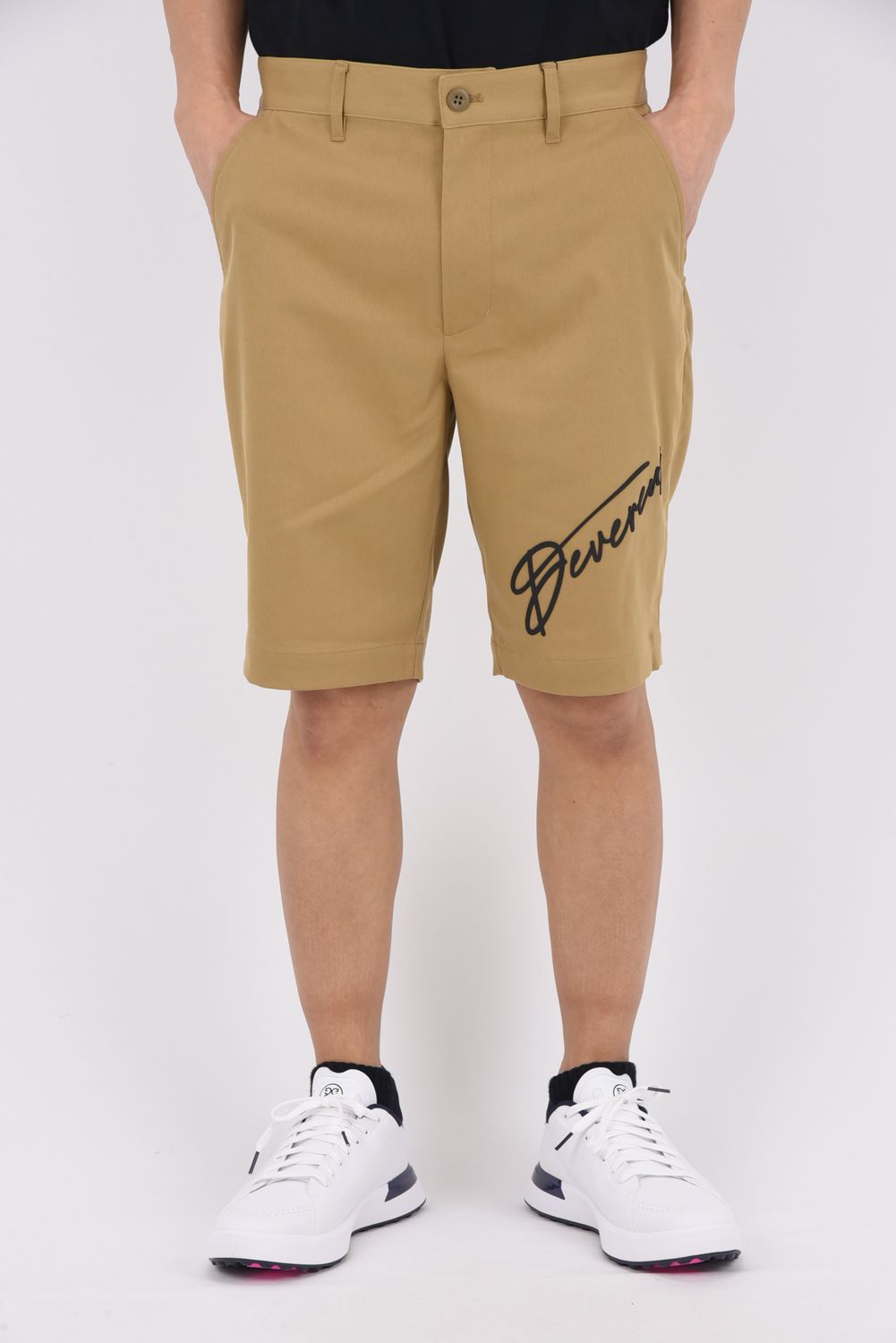 【26SS】 DVG LOGO HALF PANTS / ロゴ ショートパンツ (ウォールナット)