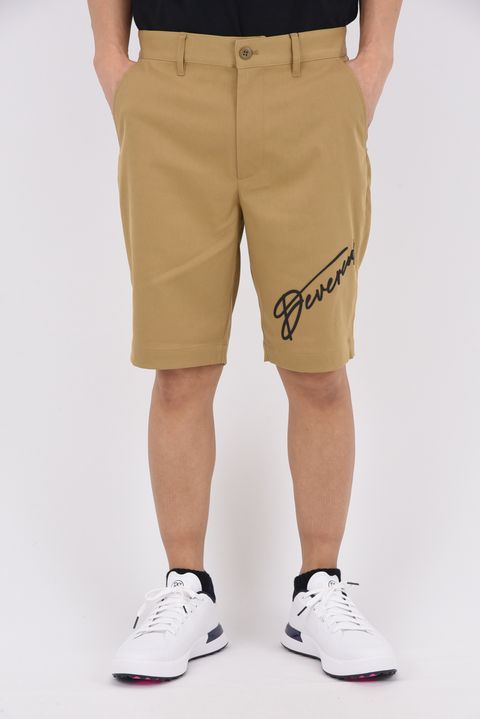 【26SS】 DVG LOGO HALF PANTS / ブランドロゴ イージーケア ショートパンツ (ウォールナット)