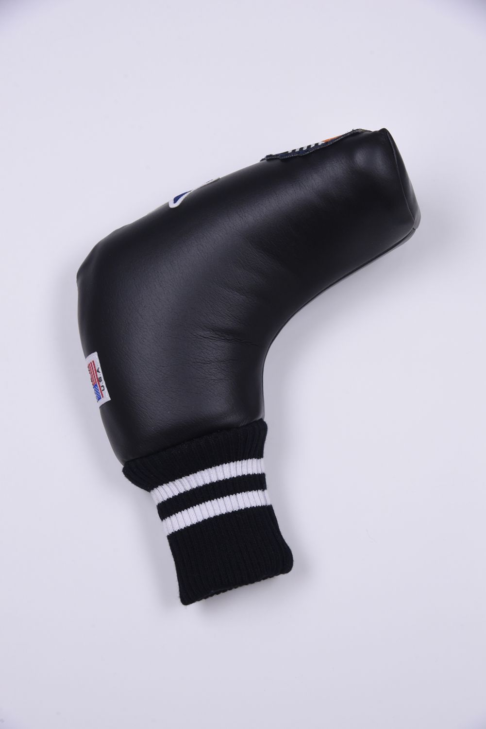 U-LEATHER PUTTER COVER / シンセティックレザー ワッペン ピンタイプ パターカバー (ハンティントン ブラック)