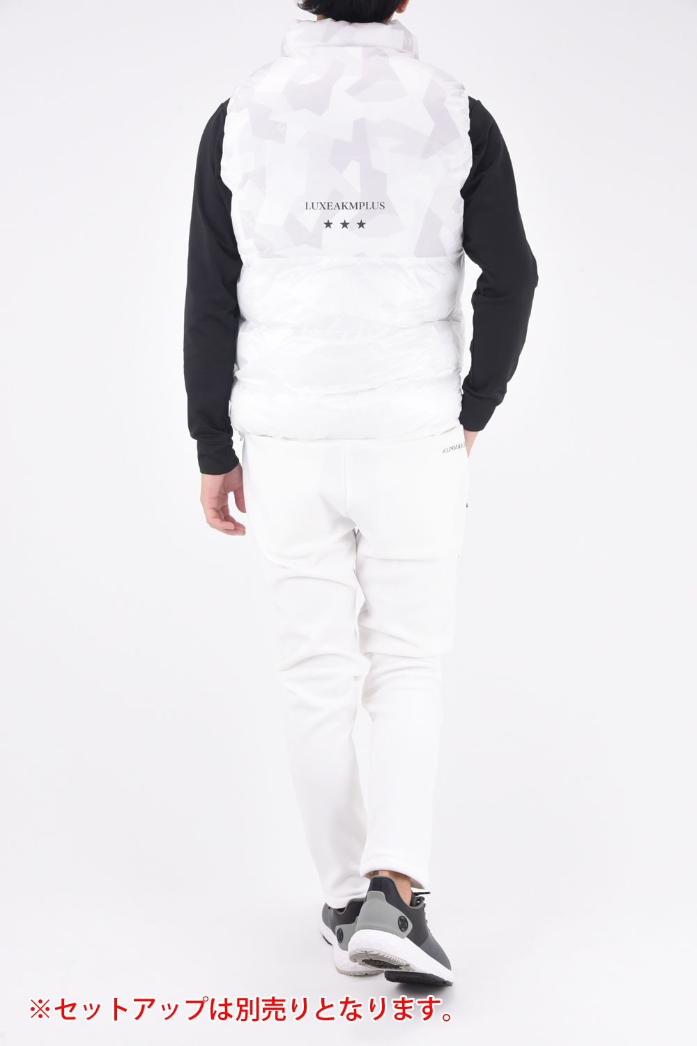 BATTING LOGO PANTS / バッテイング ロゴ ロングパンツ (ホワイト)