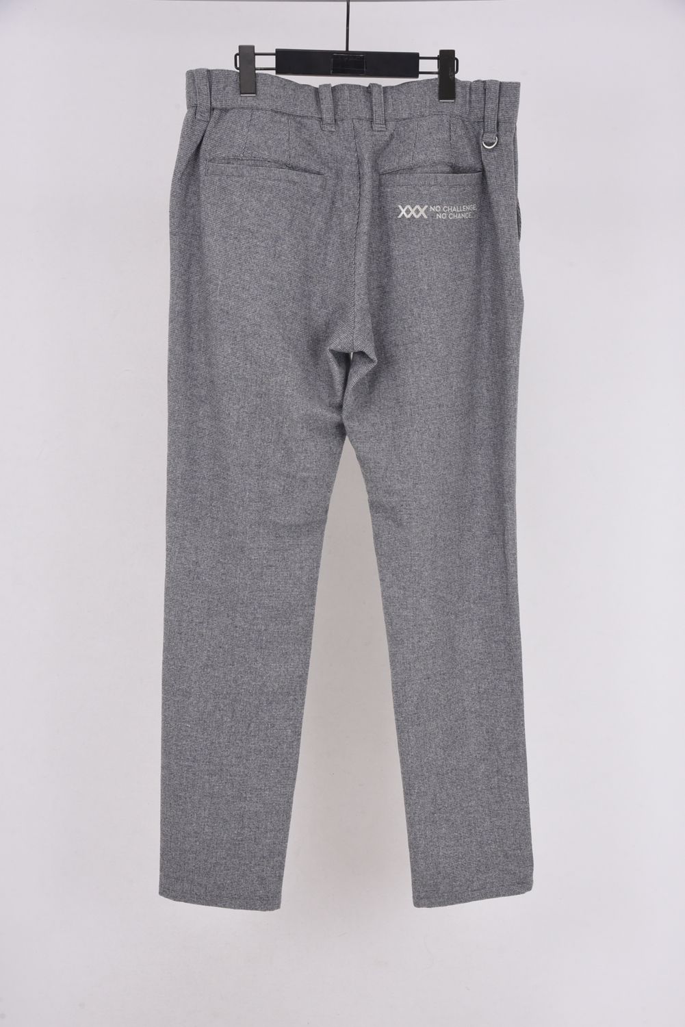 【25AW】 HOUNDSTOOTH TAPERED PANTS / 千鳥柄 テーパード パンツ (チャコール)