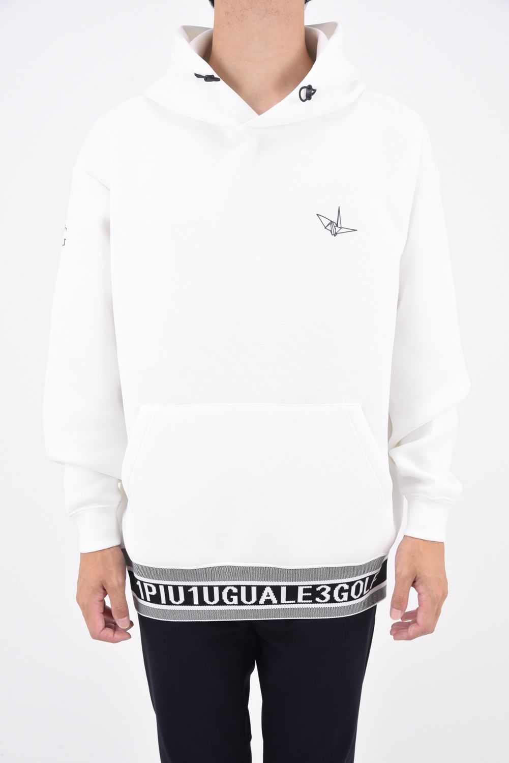 1PIU1UGUALE3 GOLF - LOGO RIB PULLOVER / ブランド アイコン