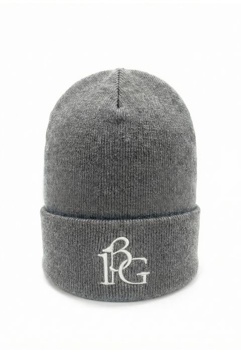 【26AW】 CUFFED KNIT BEANIE 113G LOGO / ニットキャップ (グレー)
