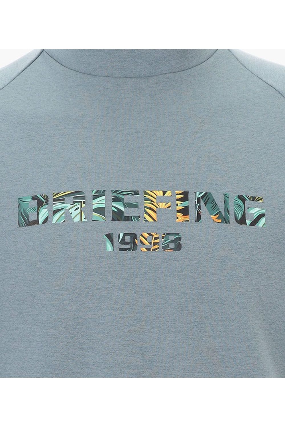 【26SS】 CR MS BOTANICAL LOGO HIGHNECK RF / ボタニカルロゴ モックネックTシャツ (ブルーグレー)
