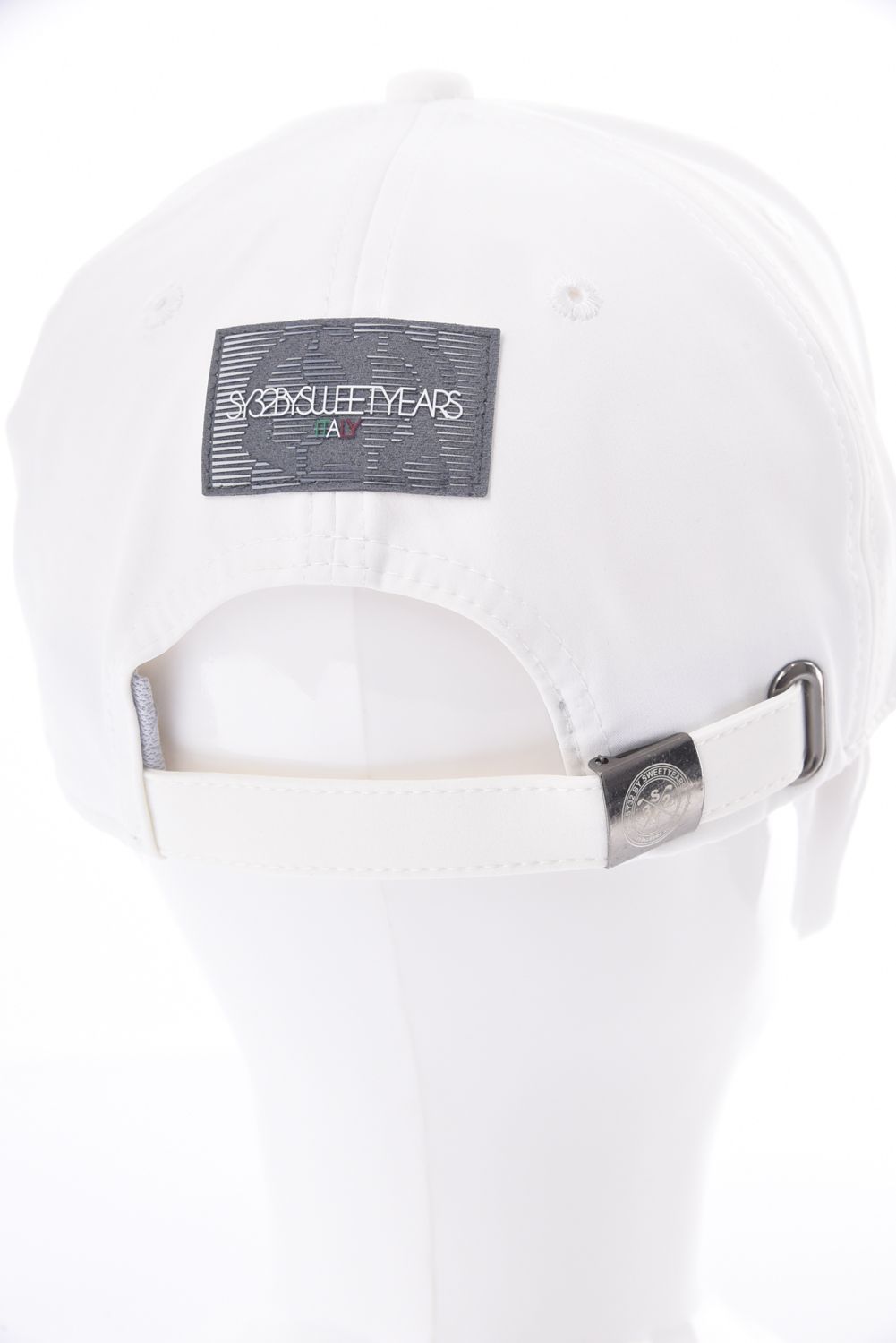 【26SS】 MINI HERRINGBONE EMB CAP / ミニヘリンボーン ロゴ刺繡 キャップ (ホワイト)