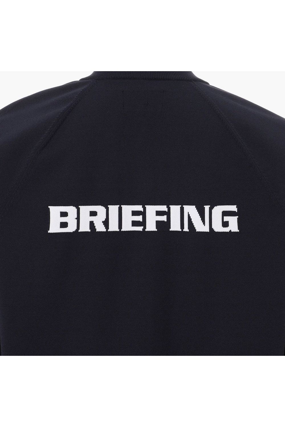 【26AW】 MEN’S PLANE KNIT HALFZIP / BGロゴ ハーフジップニット (ネイビー)