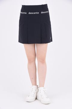 【レディース】 プリーツスカート インナーパンツ付き (ブラック)