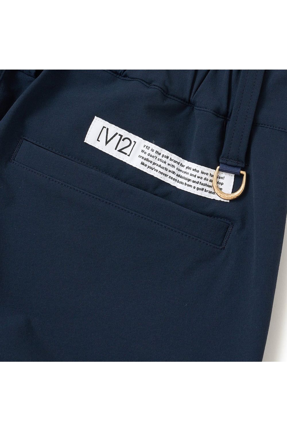 【26AW】 WB PANTS / サイドロゴ ウエストゴム ロングパンツ (ネイビー)