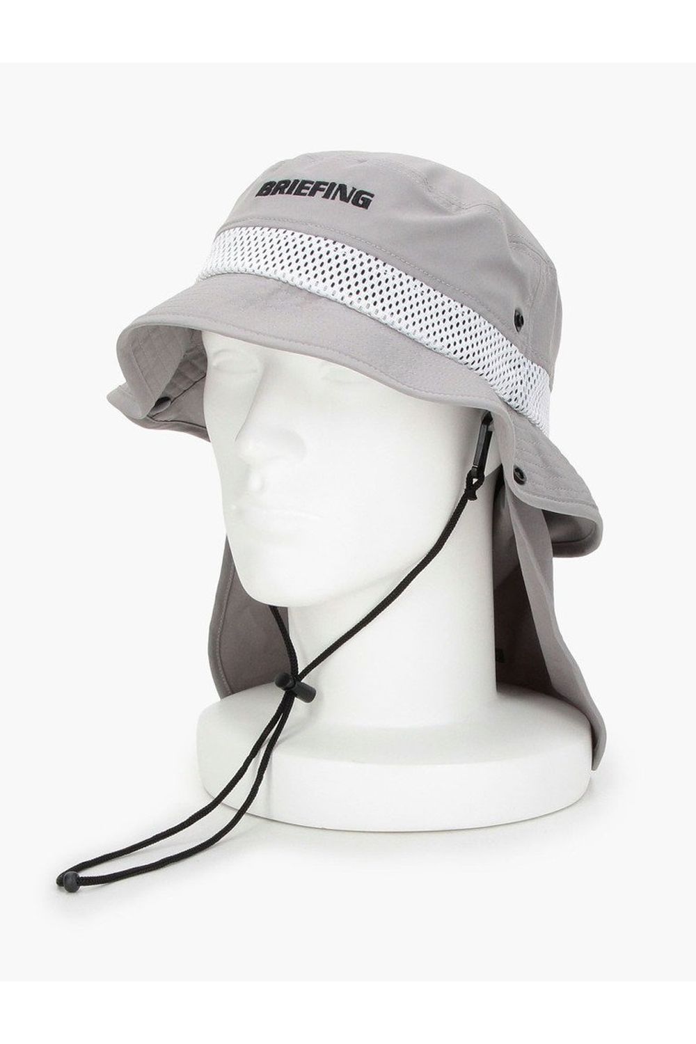 【26SS】 MEN'S COOLCORE SUNGUARD MESH HAT / サンガード付き メッシュバケットハット (グレー)