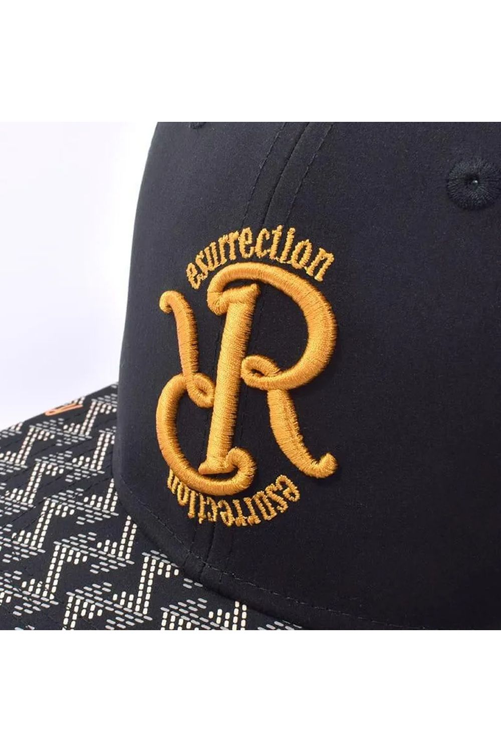 【26SS】 GM BRIM PUNCHING MESH CAP FLAT / パンチングメッシュ フラットキャップ (ブラック)