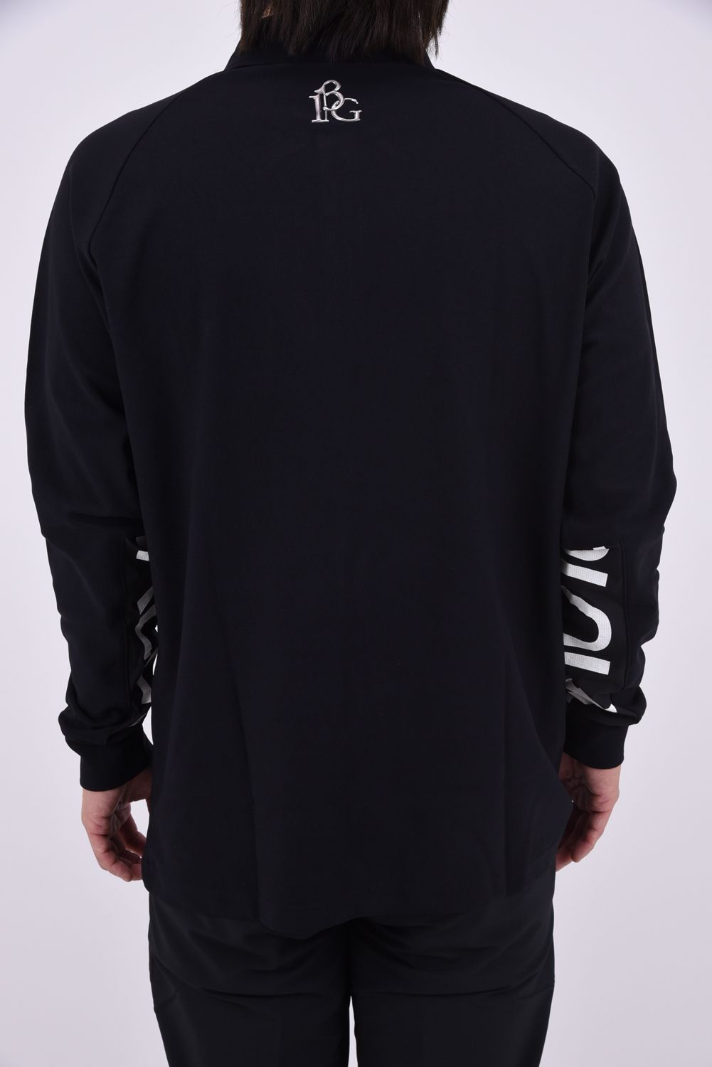 【26AW】 Sleeve LogoLong Sleeve Polo / スリーブロゴ 長袖ポロシャツ (ブラック)