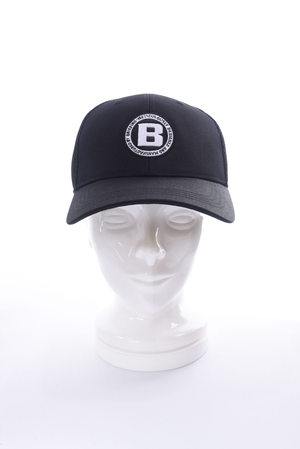 メンズウェア BRIEFING FULL MESH CAP FLEX FIT BLACK L BRIEFING - MENS MESH CAP FLEX FIT / サークルロゴ メッシュ