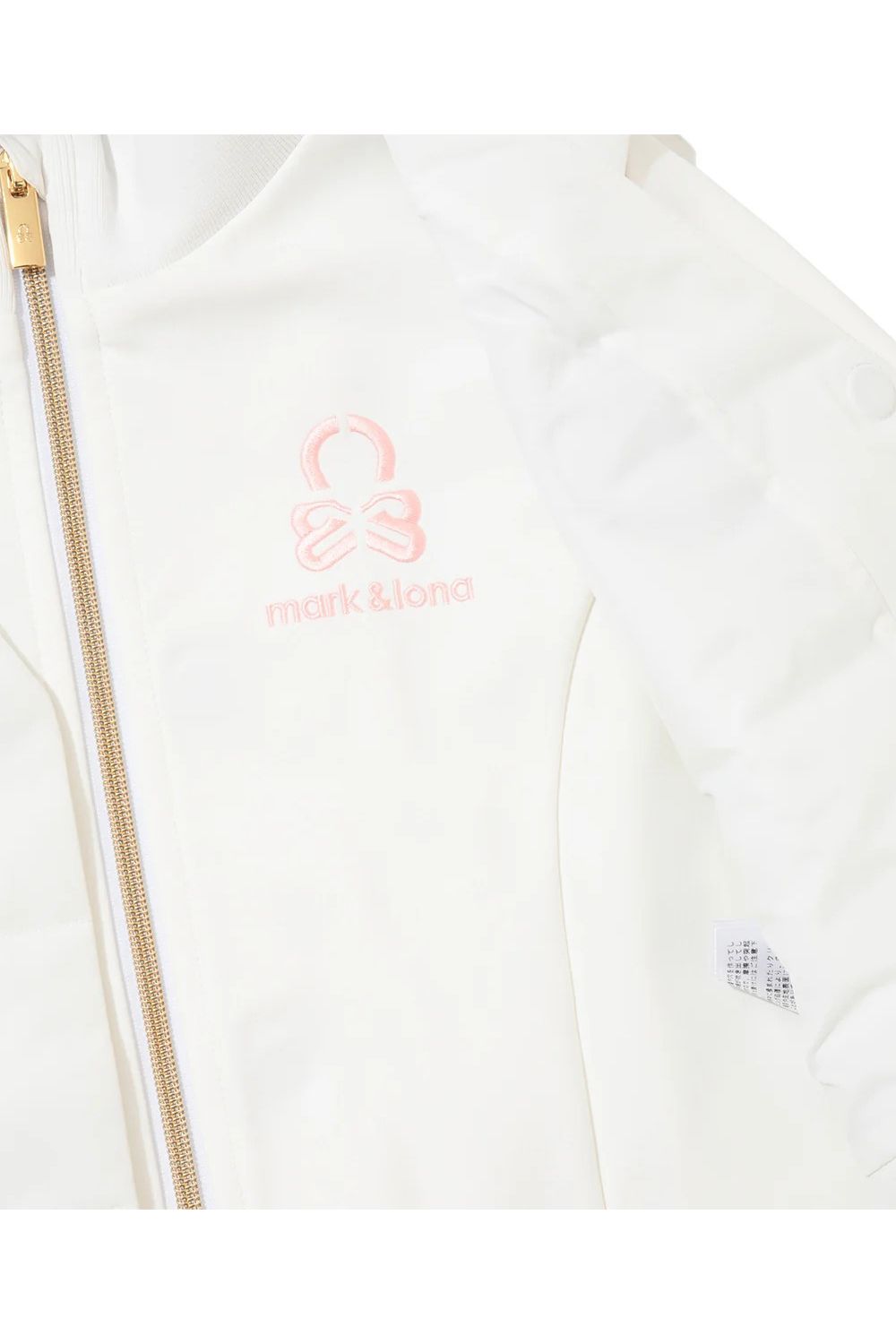 【26AW】【レディース】 ÉLAN 2-WAY HYBRID JACKET / ボンディング素材 中綿ベスト付き 2WAYチュニックジャケット (ホワイト)