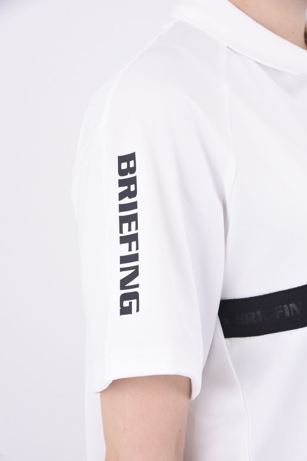 【レディース】 WOMENS SLEEVE LOGO POLO RELAXED FIT / リラックスフィット スリーブブランドロゴ ポロシャツ (ホワイト)