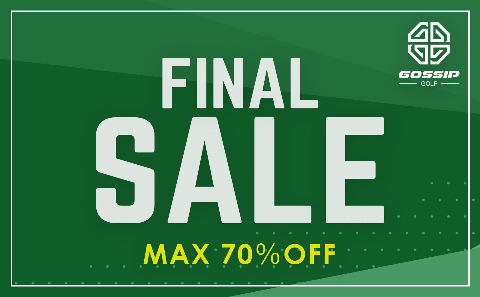 【FINAL SALE】 25AWゴルフウェアを中心に更にマークダウン！