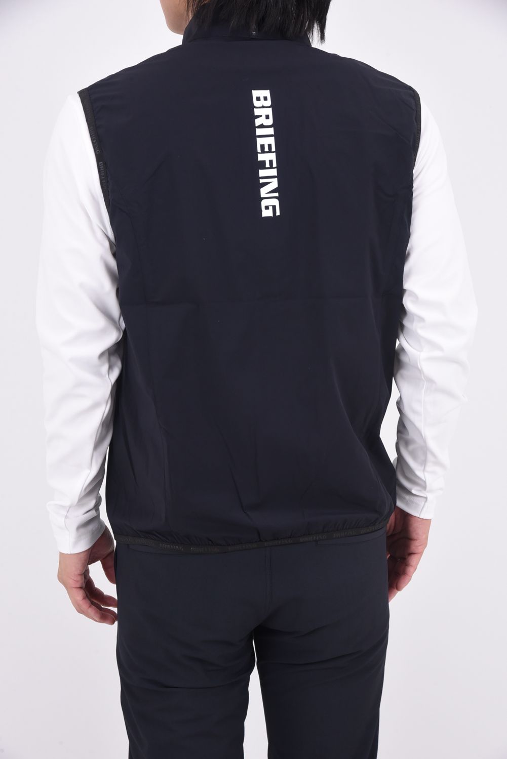 【25AW】 POCKETABLE WIND VEST / ポケッタブル ライトベスト (ブラック)