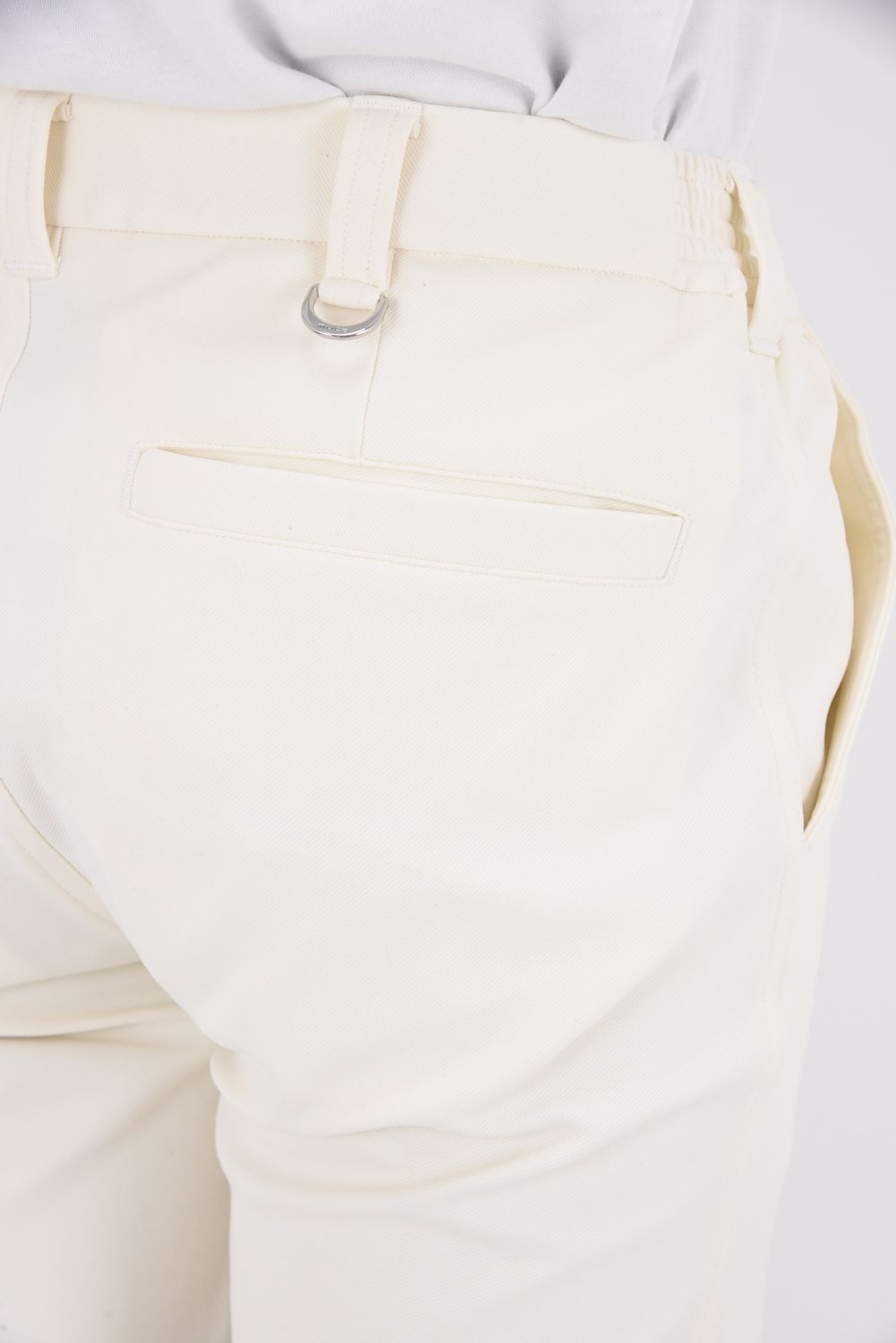 【25AW】 CARDBOARD TWILL JERSEY SLACKS / ダンボールニットツイル ウェーブライン ジャージースラックス (ホワイト)