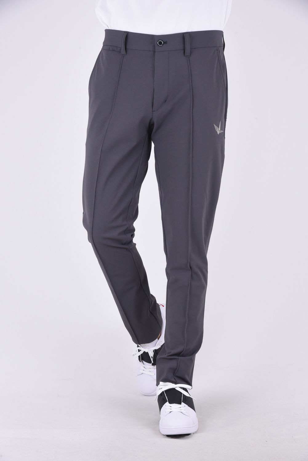 1PIU1UGUALE3 GOLF - CENTER CREASE PANTS / アイコン ブランドロゴ