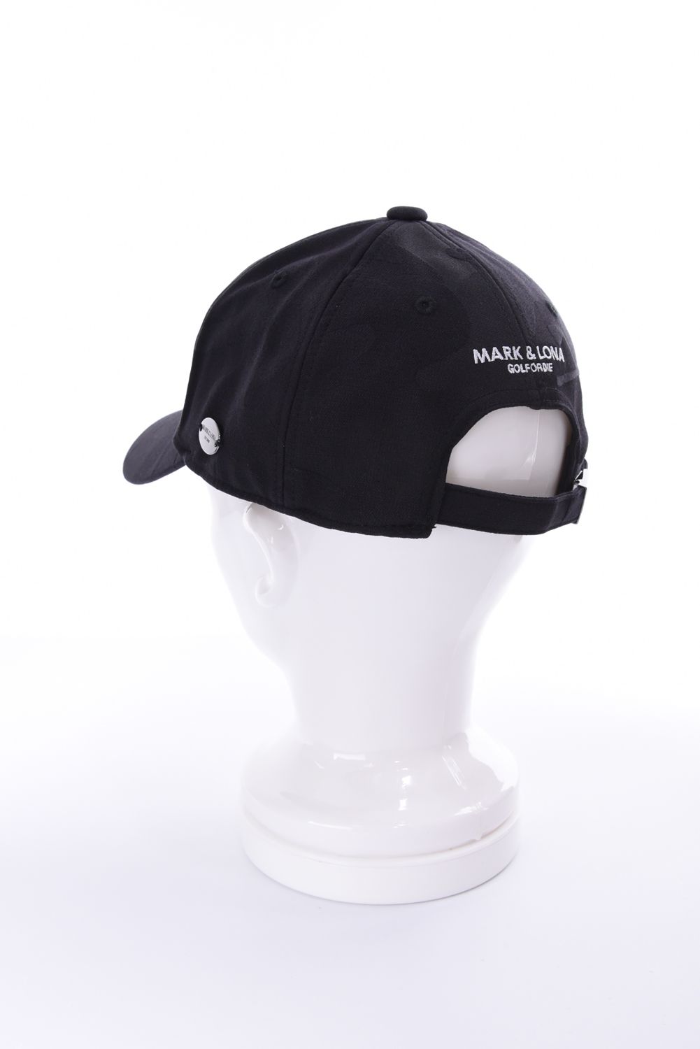 【26AW】 MERCURY CAMO STRETCH CAP / シグネチャーカモ ブランドロゴ刺繍 ストレッチキャップ (ブラック)