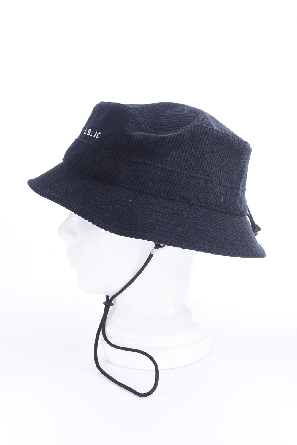 Uka Corduroy Bucket Hat / コーデュロイ バケットハット (ブラック)