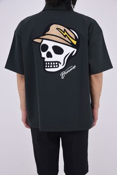 【26SS】 DVG OVER FIT POLO / バックプリント オーバーサイズ ポロシャツ (フォレスト)