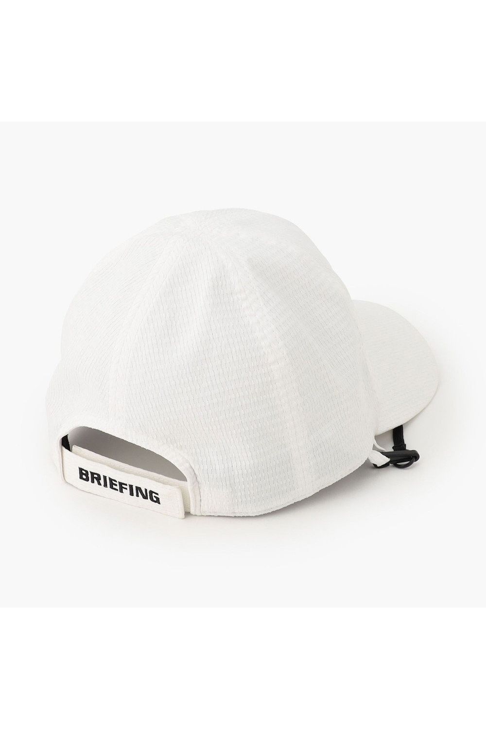 【26SS】【レディース】 WOMEN’S SEERSUCKER CORD STRAP CAP / シアサッカー コードストラップ付き キャップ (ホワイト)