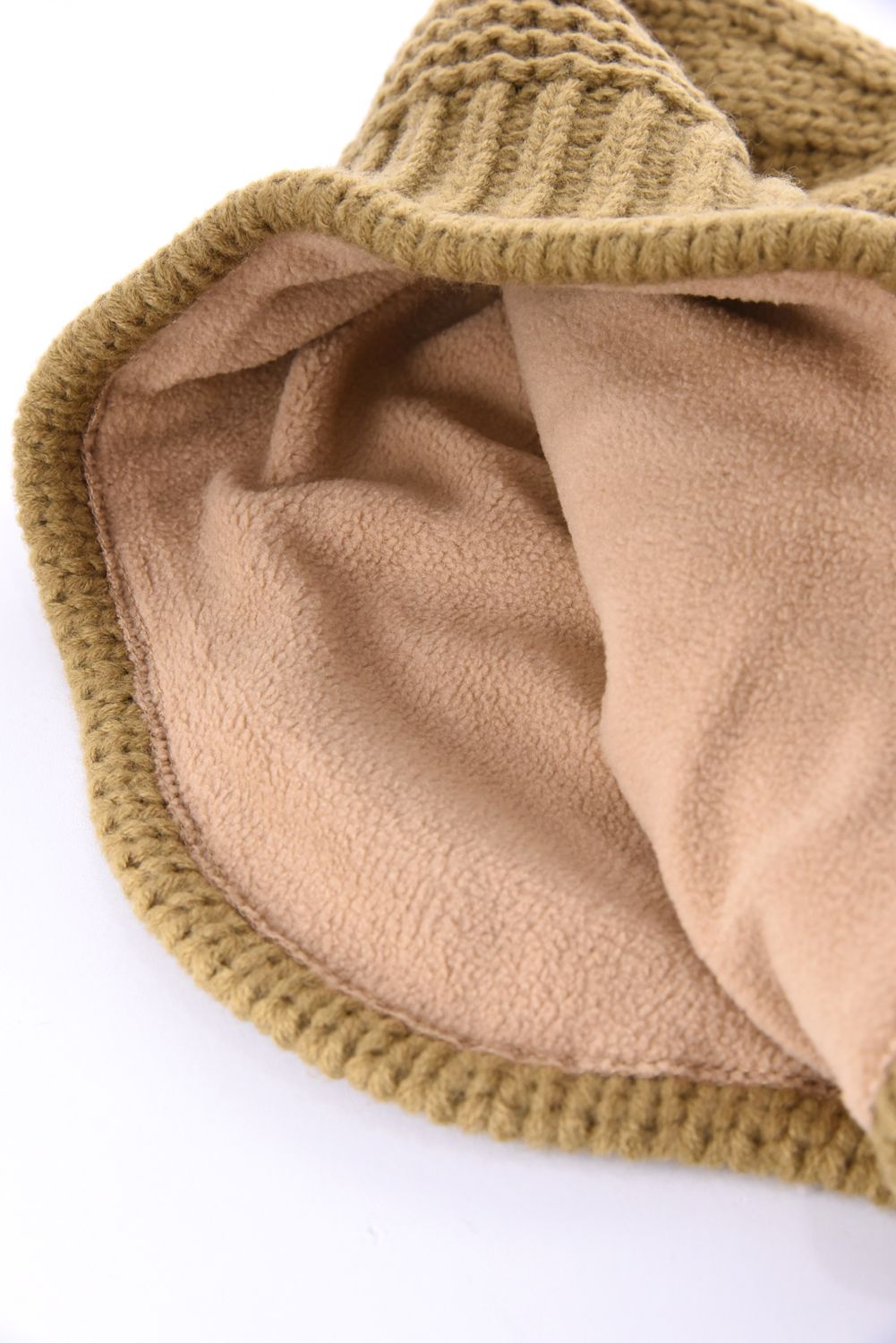 【26AW】 EAR WARMER KNIT CAP / イヤーウォーマー ニットキャップ  (キャメル)
