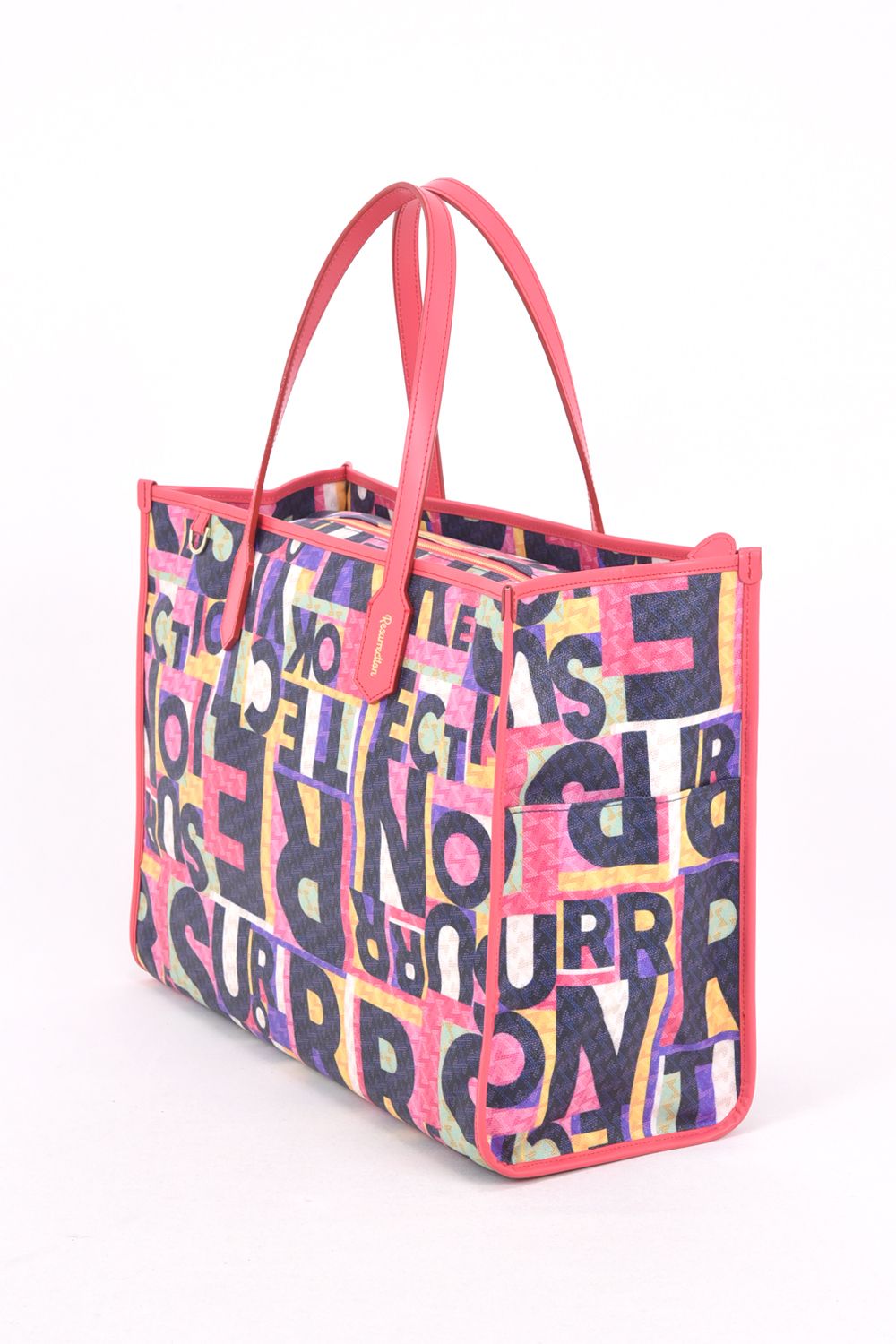 【26SS】  LANIUS SQUARE BIG (ラニウス スクエア ビッグ) / ブランドオリジナルテキスタイル ボストンバッグ （トワイライトジャンクション）*