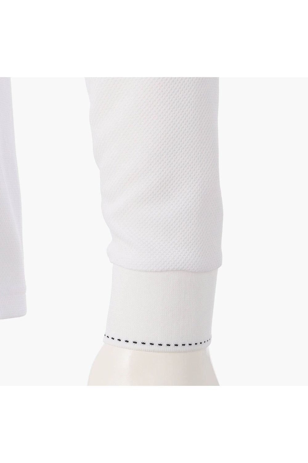 【26AW】 MEN’S BASIC LS POLO / ベーシック ブランドロゴ 長袖ポロシャツ (ホワイト)