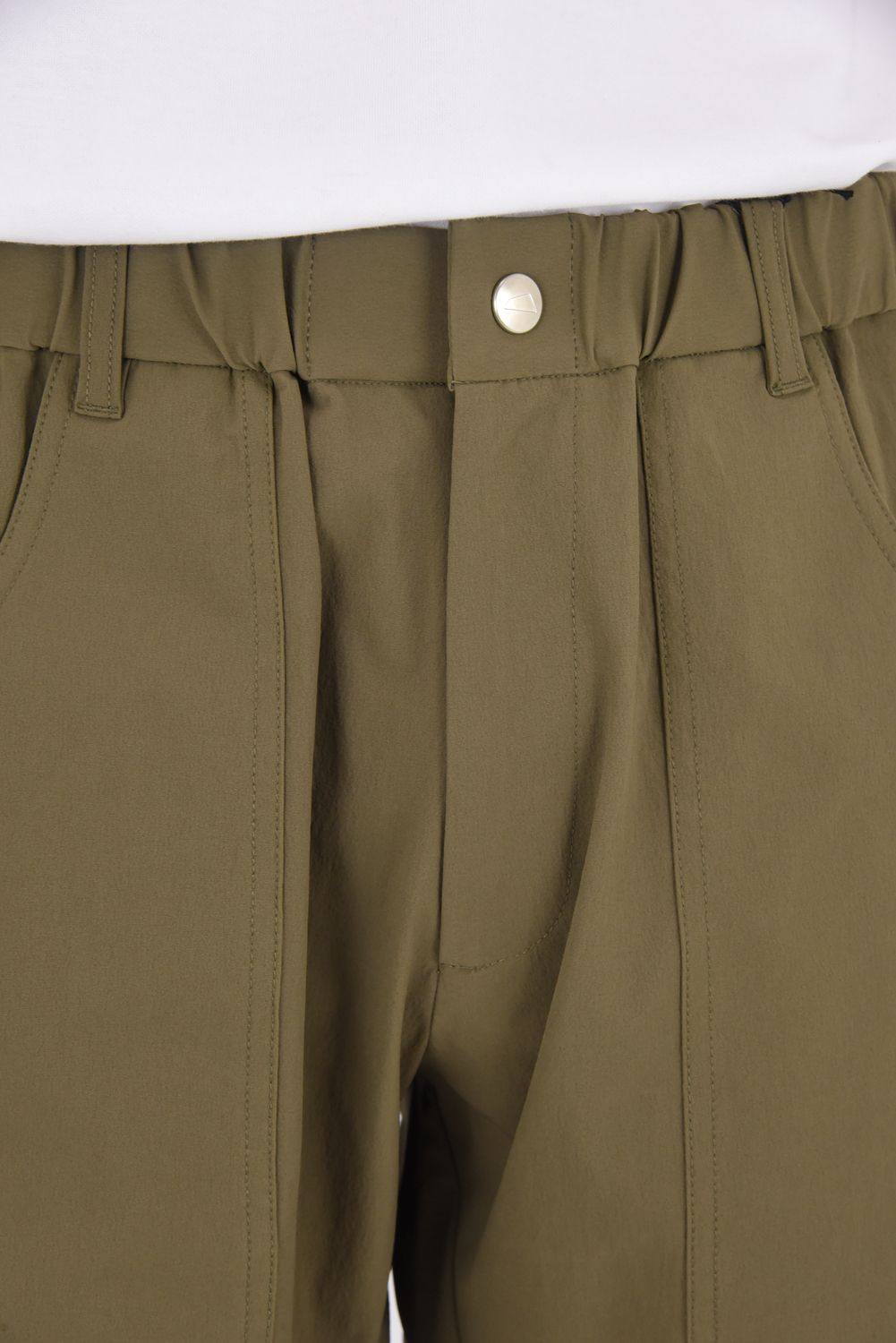 【26SS】 Makani Shorts / フラップポケット 4WAYストレッチ ベイカーショーツ (オリーブ)
