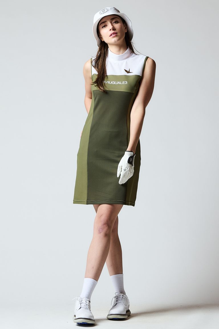 1PIU1UGUALE3 GOLF - 【レディース】 SIDE SWITCH NO-SLEEVE ONE-PIECE 