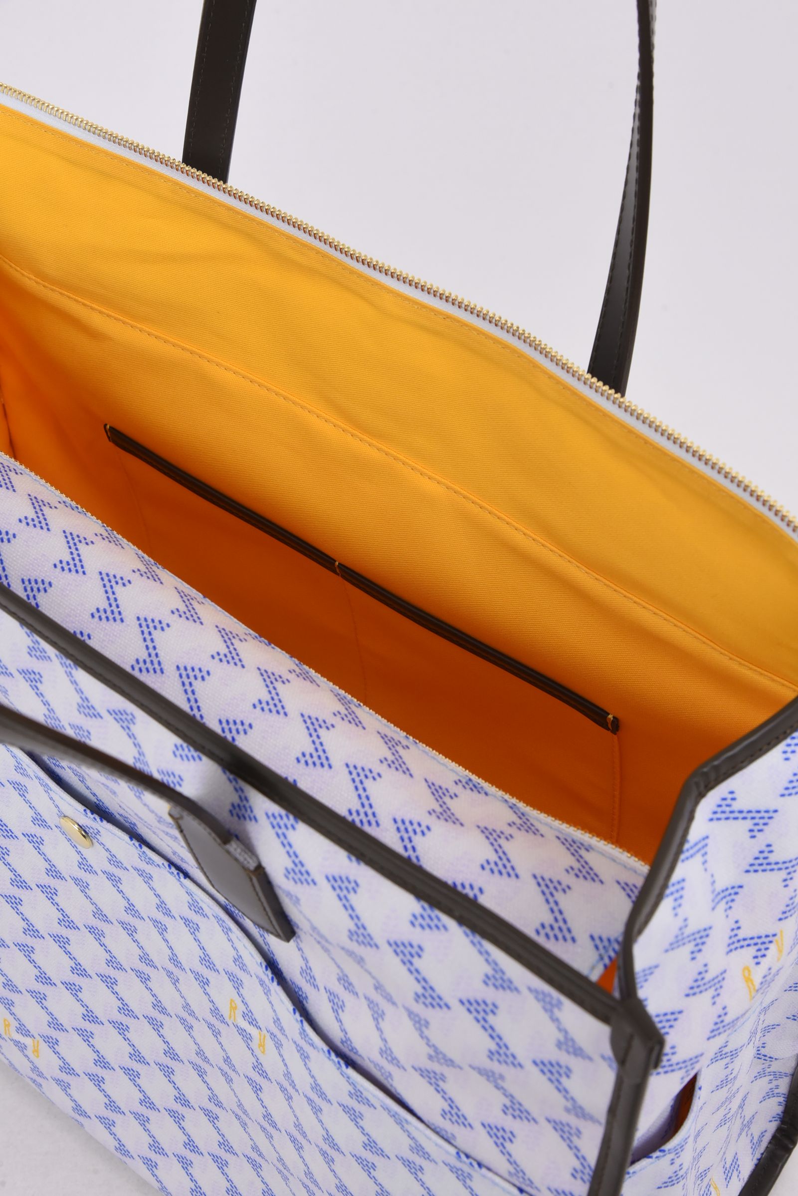 【26SS】  LANIUS SQUARE BIG (ラニウス スクエア ビッグ) / ブランドオリジナルテキスタイル ボストンバッグ （アクア）*