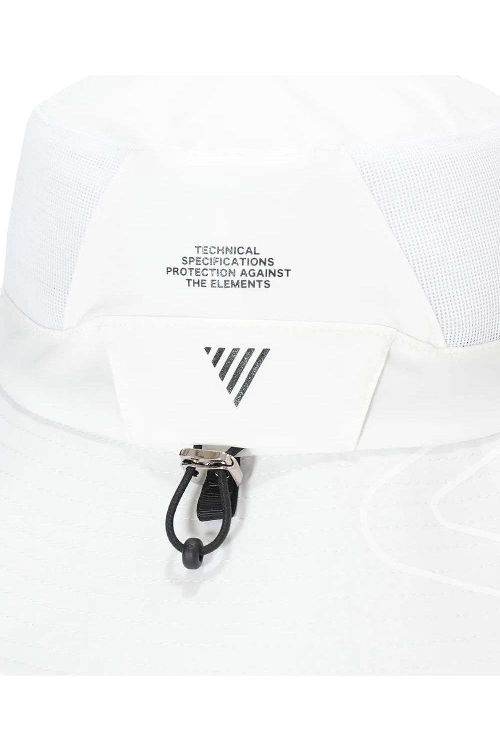 【26SS】【CODE COLLECTION】 AWBH / サイドメッシュ 撥水バケットハット (ホワイト)