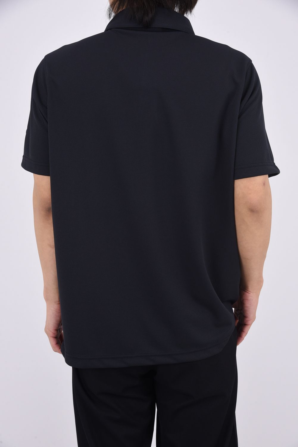 【26SS】 DOT MESH BD POLO SHIRT / ボタンダウン ポロシャツ (ブラック)