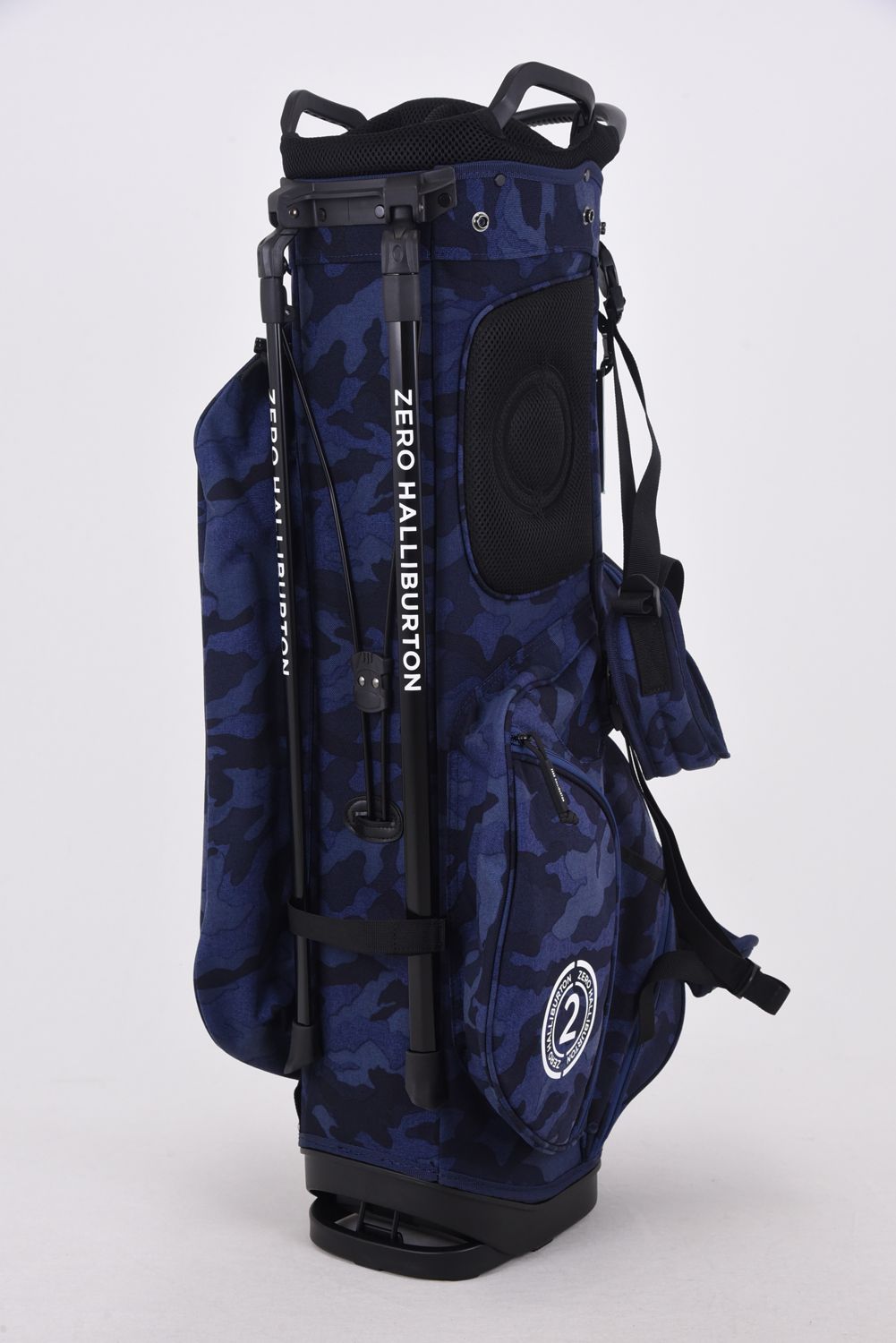 【銀行振込・代金引換不可】【返品・交換不可】【1000Dコーデュラナイロン】Stand Bag ZHG-CB1 / スタンドタイプ キャディバッグ ネイビーカモ