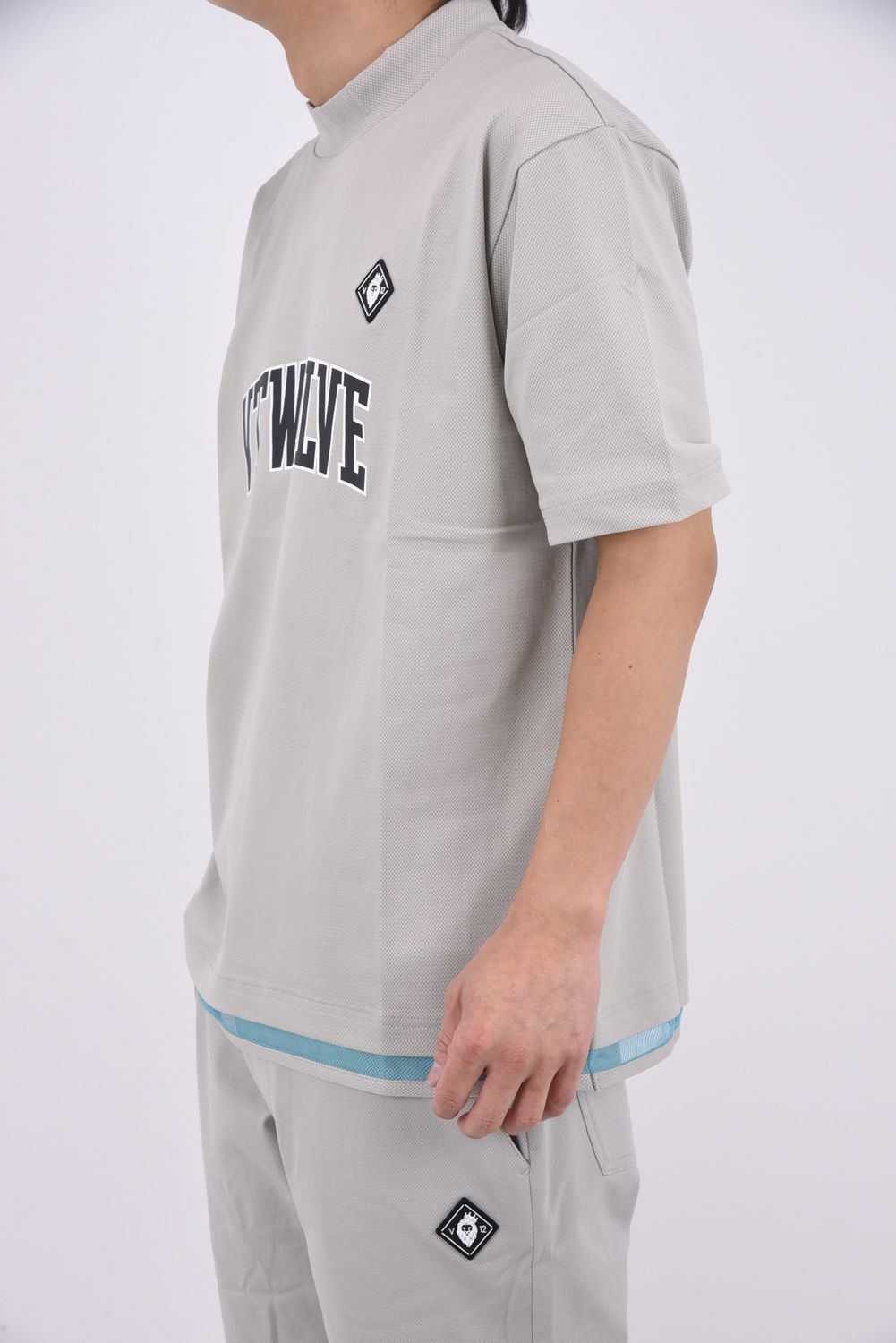 【26SS】 SNEAK MOCK / スニーク モックネックTシャツ (ベージュ)