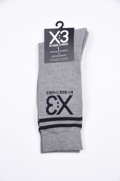 REGULAR LINE LOGO SOCKS / レギュラー ラインロゴ ソックス (グレー杢)